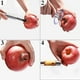 thumbnail image 4 of Descorazonador Manzana Ahuecador de Fruta y Verdura Cupcakes Acero Inoxidable Color Plateado, 4 of 6