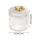 thumbnail image 2 of Tarro de Cristal Transparente de Estilo Vintage para Dulces con Asa de Mariposa Metálica, Bote Decorativo para Guardar Joyas En El Hogar o La Oficina., 2 of 6