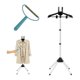 thumbnail image 2 of Folding Telescopic Steamer Stand,Garment Clothes Steamer Holder with Rotating Hanger,Aluminum Alloy Steaming Rack, 2 of 5