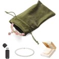 thumbnail image 5 of 4 Pcs Velvet Jewellery Pouches, Velvet Drawstring Gift Bag, 13 x 20 cm Drawstring Storage Bag, Jewellery Bag, Banquet, Gift, Jewellery Bag for Wedding Gift, 5 of 5