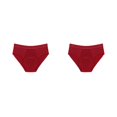 thumbnail image 2 of Minnieouse calzoncillos de incontinencia de maternidad traje de baño bikinis a prueba de fugas menstruales pantalones fisiológicos bañadores Rojo/L 2piezas, 2 of 6
