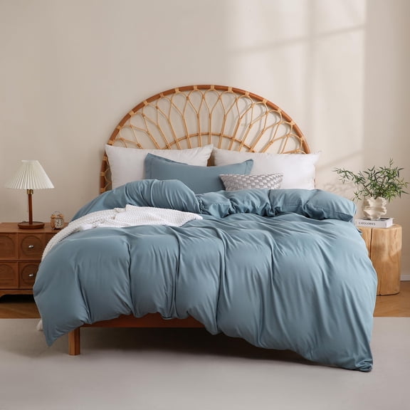 Blue Twin 2-Piece Duvet Cover Set