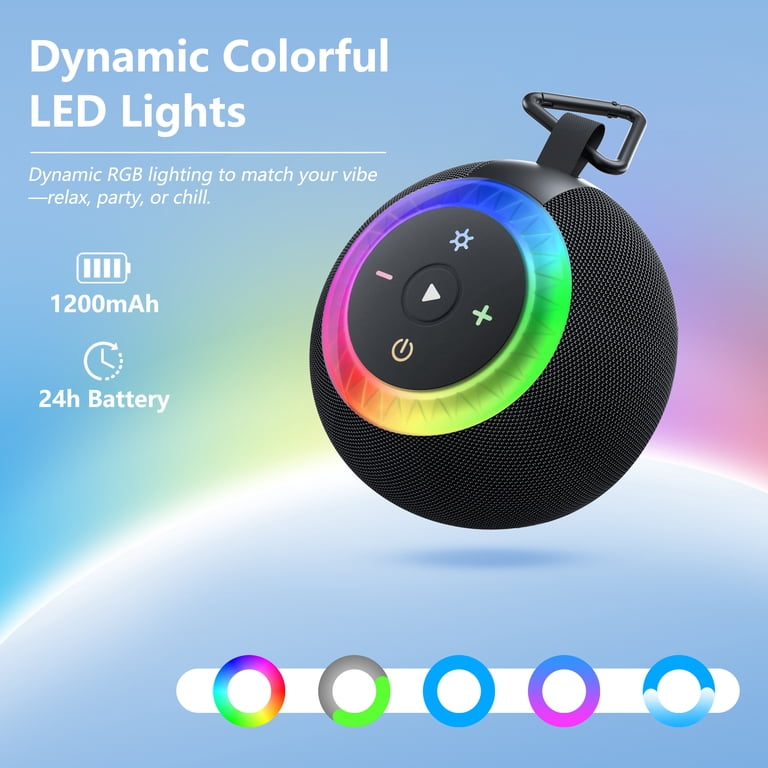 DTIRD Portable Bluetooth Shower Speaker with Suction Cup photo 7