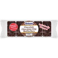 Holsum Chocolate Chocolate Chip Muffin Bars, 5 count, 10 oz