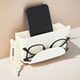 thumbnail image 5 of Almacenamiento y organización del baño, estante de almacenamiento sin perforaciones, estante multifuncional con ganchos, soporte de carga para teléfono celular, organizador de control remoto, caja de, 5 of 6