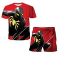 thumbnail image 2 of Conjuntos de Spiderman Hulk para niños pequeños, camisetas de dos piezas de Capitán América para niños pequeños, ropa para niñas, ropa para niños y niñas Sui14T Gao Jinjia LED, 2 of 2