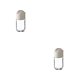 thumbnail image 2 of Monstrate Tarro de especias Cocinar Hornear Antideslizante Pimienta Condimento Botella Vacío Reutilizable Lavable A prueba de polvo Condimento Gris 2Conjunto, 2 of 6