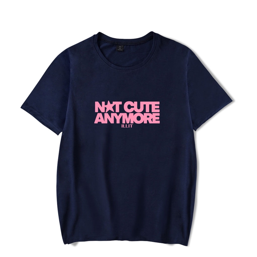 ILLIT merch Not cute anymore tshirt crewneck short sleeve tshirt
