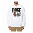 thumbnail image 2 of DOPE Mens The Worldwide Champs Sweatshirt, White, Small, 2 of 2