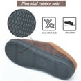 thumbnail image 4 of LORDFON Memory Foam Mens Slippers Slip-On House Slippers, 4 of 7