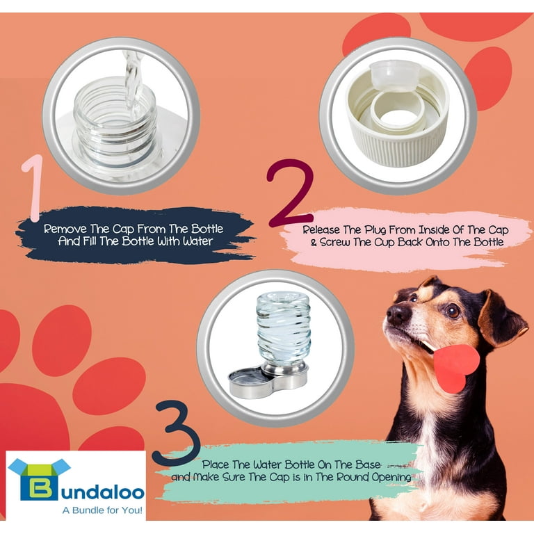 2 liter bottle dog water clearance bowl