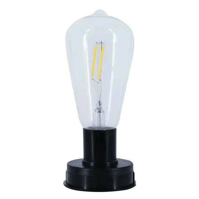 kurtrusly Solar Lantern, Metal Lantern, Solar Edison Bulb Design, Waterproof, Hanging, Openwork Suitable Courtyards, Patios, Light bulb