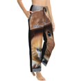 thumbnail image 6 of Salouo Cowboy Hat Guinea Pig Print Women's Pajama Pants Casual Loose Sweatpants PJs Flowy Pants Drawstring Palazzo for Women Wide Leg Pants Lounge Pajama -Large, 6 of 8