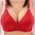 thumbnail image 2 of WAYUTE Womens Bras Wirefree Solid Color Comfort Everyday Seamless Unlined Soft Cup Lightweight Support Full Coverage Non Padded Bra, 2 of 7