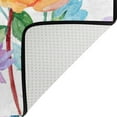 thumbnail image 4 of SKYSONIC Lightweight Carpet Mats Area Soft Rugs Floor Mat Doormat Decoration for Rooms Entrance 31 x 20 inches Floral Roses Bird and Butterfly, 4 of 6