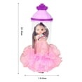 thumbnail image 4 of Muñeca Universal de Princesa Sunnimix de Cristal para Niña con Ropa de Moda, 4 of 8