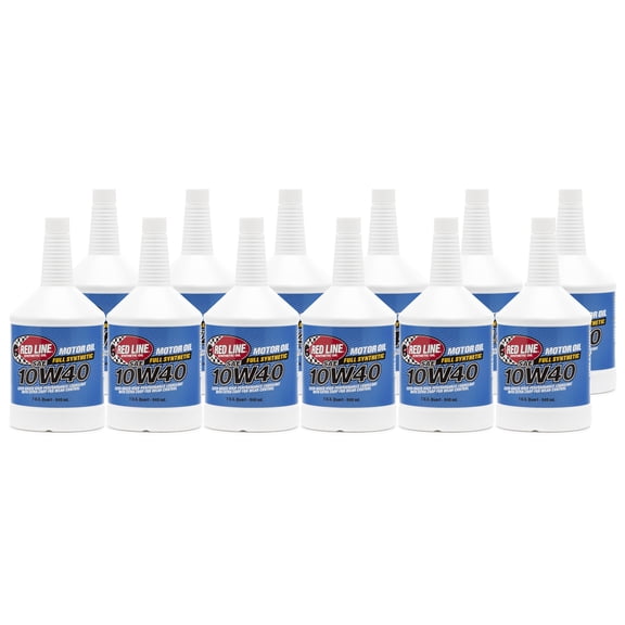Red Line 10W40 Motor Oil - Quart - 11404 12 Pack