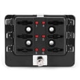 thumbnail image 5 of Soporte De Caja De Fusibles De 6 Vías Y 6 Posiciones Con Indicador De Seguridad LED, Accesorios Para Coche, Barco, Avión Marino, 5 of 5