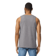 thumbnail image 5 of Gildan Graphite Heather Tank Top, Works Heavy Cotton Men's Performance TankTop Pack-6 Size: S, 5 of 5