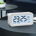 thumbnail image 5 of Rkxzt Back to Seminary Supplies Digital Electronic Clock Led Display Electronic Clock Stereo Digital Display Snooze Alarm Clock 12/24h Change Countdown Time, 5 of 7