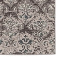 thumbnail image 4 of Contemporary Home Living 2' x 10' Damask Medallion Rectangular Area Throw Rug Runner - Gray and Blue, 4 of 4