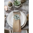 thumbnail image 3 of Cloth Napkins Set of 4 - 20x20 Inches, Brown Washable Reusable Table Napkins, Abstract Paint Texture Retro Smudge Graffiti Art Soft & Absortbent Dining Napkin for Party Wedding Hotel Restaurant, 3 of 8