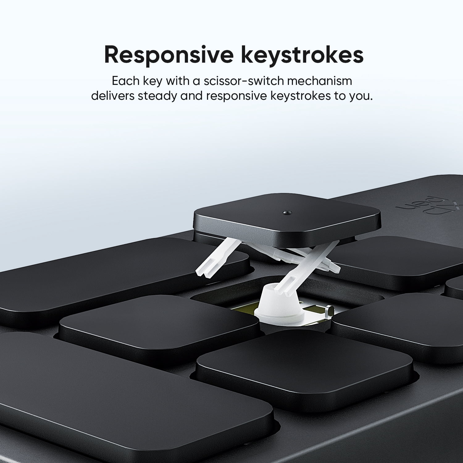 XPPen Wireless Shortcut Remote 300 hrs Battery Life Bluetooth Shortcut Keyboard Support internal storage of key settings