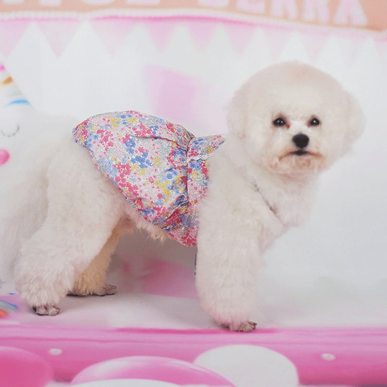 slim fit dress slacks Spring Summer Pink Strawberry Princess Mesh Dress for Cats and Dogs XXL (17-22 lbs) main image 1