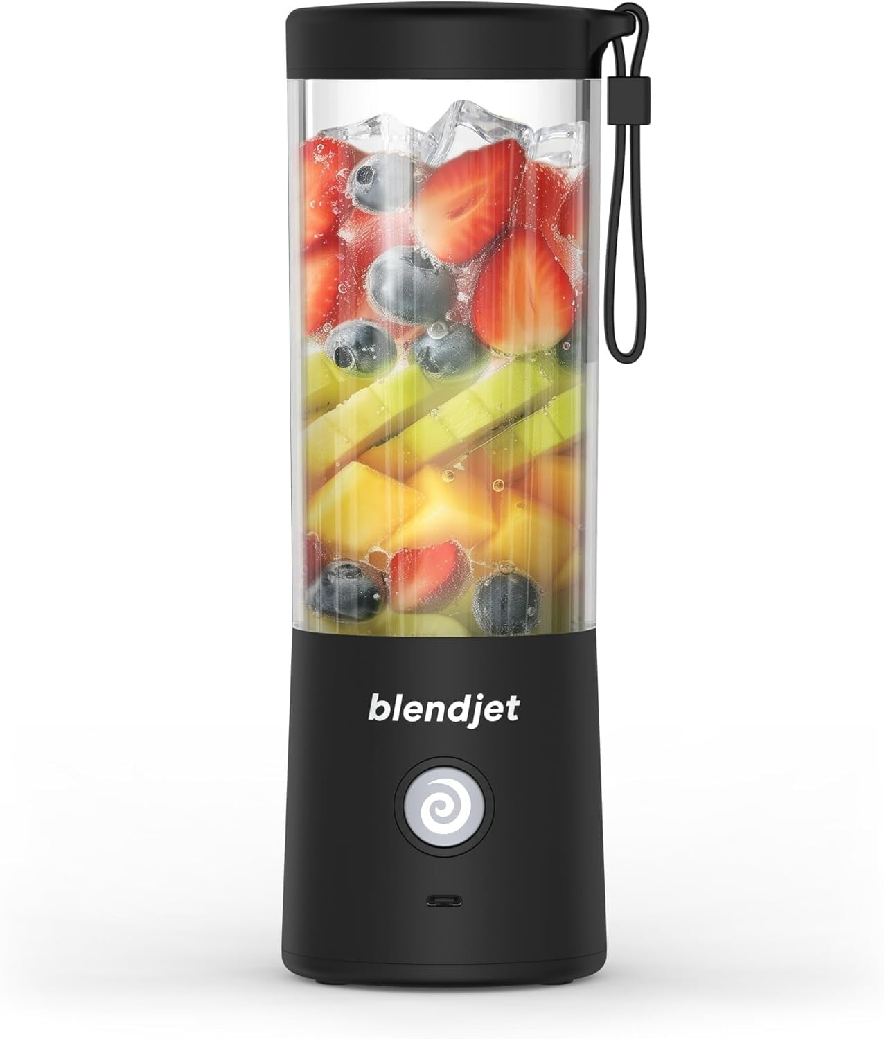 Restored BlendJet One Plus Portable Blender, Black (Refurbished)