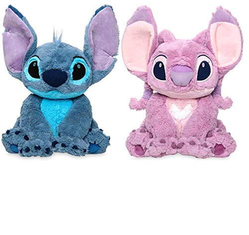 Disney Stitch & Angel 15’ Plush Dolls Sold Together New
