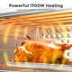 thumbnail image 3 of KitchenBoss Air Fryer Tostador Horno: 24.3QT/23L Airfryer con funciones 5 en 1 para calentar, asar, tostar, hornear, freír al aire, control de perilla 1700W Encimera de horno tostador con 4 accesorios, 3 of 5