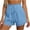 Blue, variant on Dxzfnsa Women's Lightweight Hiking Cargo Shorts Quick Dry Athletic Shorts Camping Travel Golf Pockets Water Resistant Casual Loose Bermuda Shorts S-2XL
