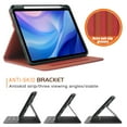 thumbnail image 4 of GSFY Case for 2024 iPad Air 11 Inch 6th Gen (M2), Smart Premium PU Leather Stand Protective Shell Auto Sleep Wake for iPad Air 11 6th/ iPad Air 10.9 4th & 5th/ iPad Pro 11 (2018-2022), QC Red, 4 of 7