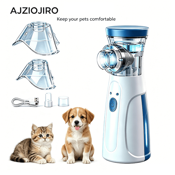 AJZIOJIRO Portable Cool Mist Humidifier Usb & Battery Powered Quiet Travel Home Pet Use