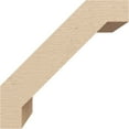 thumbnail image 3 of Ekena Millwork 5"W x 6"D x 6"H Burlington Rough Cedar Woodgrain TimberThane Knee Brace, Primed, 3 of 6