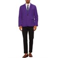thumbnail image 2 of Lars Amadeus Suit Jackets for Men's Solid Color Single Breasted Sports Coat Blazers, 2 of 5