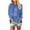 Blue, variant on Happy -Year Shirts for Women Fashion 2026 Letter Print Graphic Long Sleeve Crewneck Casual Loose Tops (XL, White)