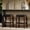 Black-31", variant on Xukmct 1 Pcs 31in Counter Height Bar Stool with Wood Frame, Faux Leather Upholstered Seat Backless Barstool for Bar, Dining Room, Black