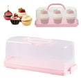thumbnail image 1 of Cqxid Food Storage Under $10 Portable Transparent Bread Box With Lid Airtight Loaf Cake Storage Container Clear Plastic Bread Handheld Rectangle Lunch Box, 1 of 9