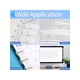 thumbnail image 4 of 300pcs Transparent Round Self-Adhesive Memo Pads, Removable Waterproof Sticky Notes, Suitable For Office, School And Home, 4 of 5