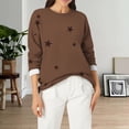 thumbnail image 2 of Bovemsi Womens Sweatshirts Women's Casual Cute Printed Long Sleeve Top Fall Fashion Outfits 2025 Clothes, 2 of 5