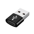 thumbnail image 1 of JShteea 2x USB 3.1 Tipo C A USB 3.0 A Adaptador Datos+Carga (Negro), 1 of 9