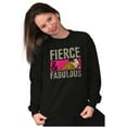thumbnail image 3 of Betty Boop Fabulous Leopard Print Women Crewneck Sweatshirt Brisco Brands M, 3 of 6