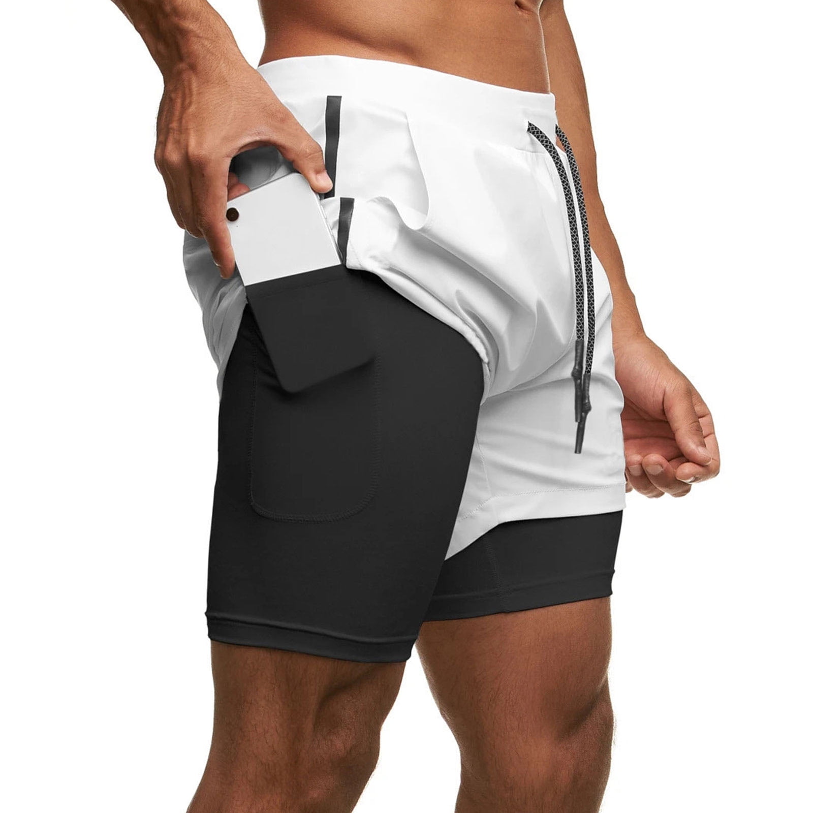 TACVASEN Mens Mesh Shorts Quick Dry Lightweight Running Workout Training Shorts with Pockets 