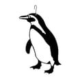 thumbnail image 1 of Village Wrought Iron HOS-231 Décoration Silhouette Pengiun, 1 of 2