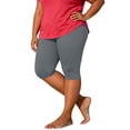 thumbnail image 2 of Noric Women's Plus Size Workout Shorts Tummy Control Compression Scallop Hem Athletic Yoga Shorts for Summer, 2 of 6