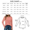thumbnail image 2 of SUNBS Blouses for Women Long Sleeve Shirts Dressy Casual Crew Neck Fall Tops, Sizes S-2XL, 2 of 8
