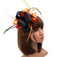 thumbnail image 1 of Coofit Fascinator Hat Creative Exquisite Ribbon Mesh Party Headpiece Tea Party Headband, 1 of 6