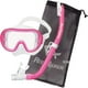 thumbnail image 1 of Reef Tourer Máscara y Snorkel de una Sola Ventana para Niños de 4 a 9 Años, Color Rosa Transparente, 1 of 6