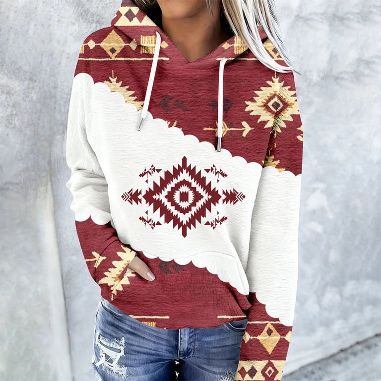 Zaful Tribal Print Hoodie Clothing Aztec Style Hoodie ZAFUL Men's Ethnic Aztec Geometric Pattern  Woolen Quarter Zip